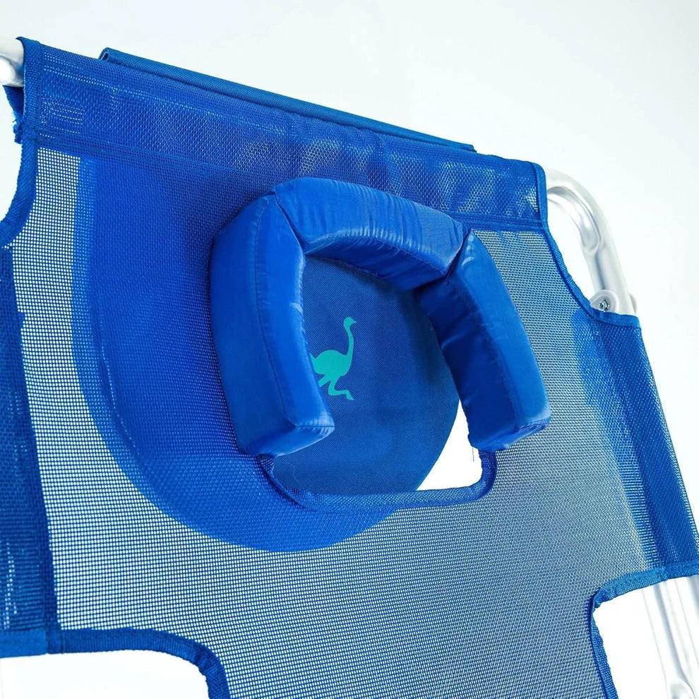 Sedia da spiaggia reclinabile portatile 3 in 1 con borsa termica
