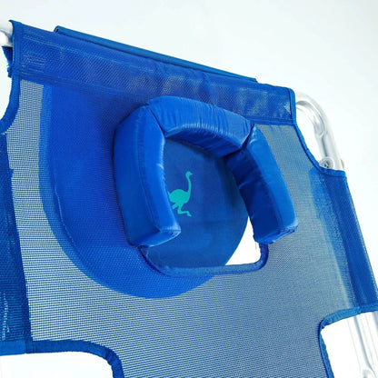 Sedia da spiaggia reclinabile portatile 3 in 1 con borsa termica